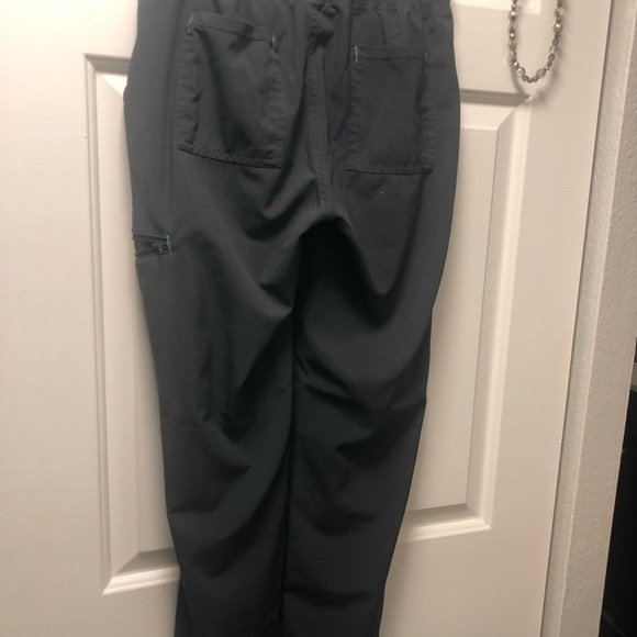Scrub Star Womens Gray Thread Drawstring Cargo Medical Pockets Pants Size XS - Picture 8 of 15